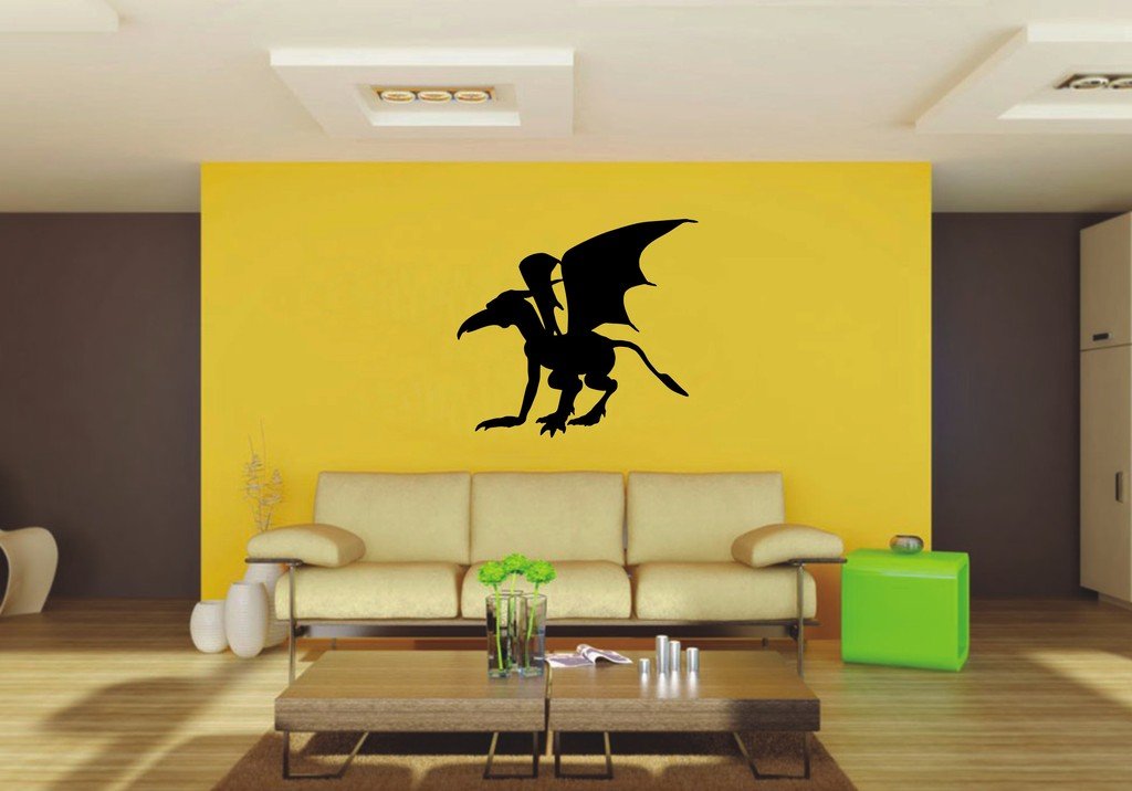 Picniva 22x19.97 Gargoyle Style 5 Vinyl Wall Decal Fantasy Decor
