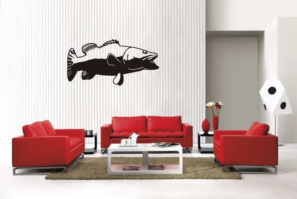 Picniva Bass Style3 Wall Decal Removable Home Decor