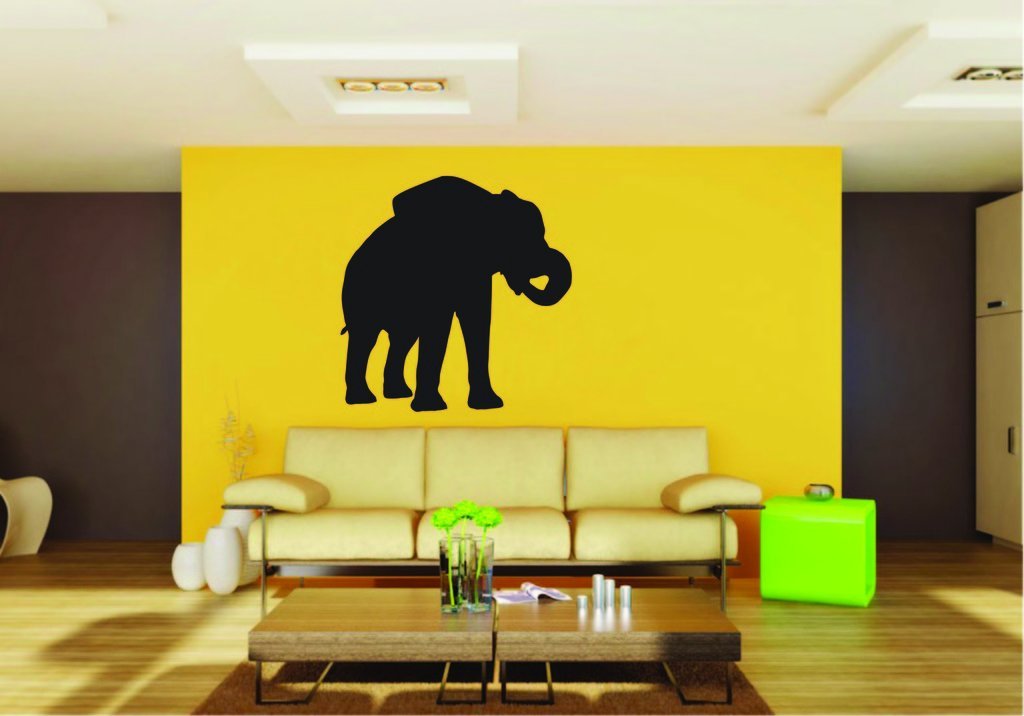 Picniva Elephant Baby Sty2 Vinyl Wall Decal, Removable, Home Decor