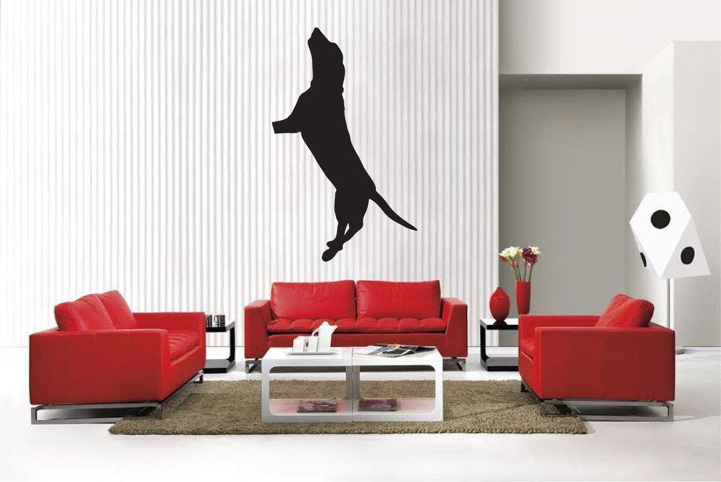 Picniva Matte Black Dog Style 22 Vinyl Wall Decal Canine Decor