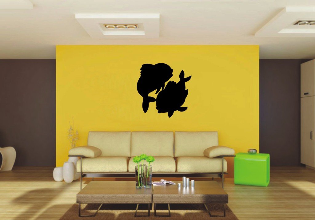 Picniva 22x21.96 Pisces Style 4 Vinyl Wall Decal Zodiac Astrology