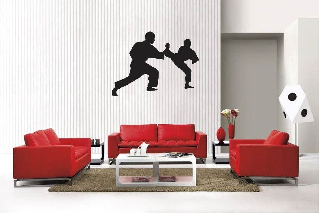Picniva Fight Style 229 Removable Vinyl Wall Decal, 22 x 17.6 in