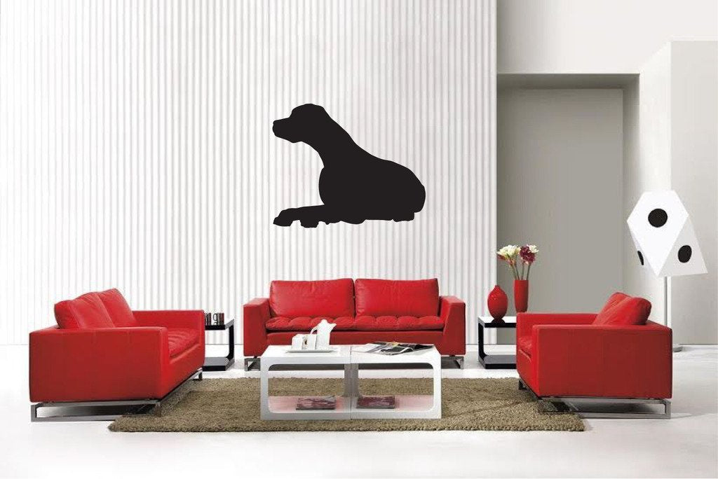 Picniva Matte Black Hound Style 21 Vinyl Wall Decal Canine Decor