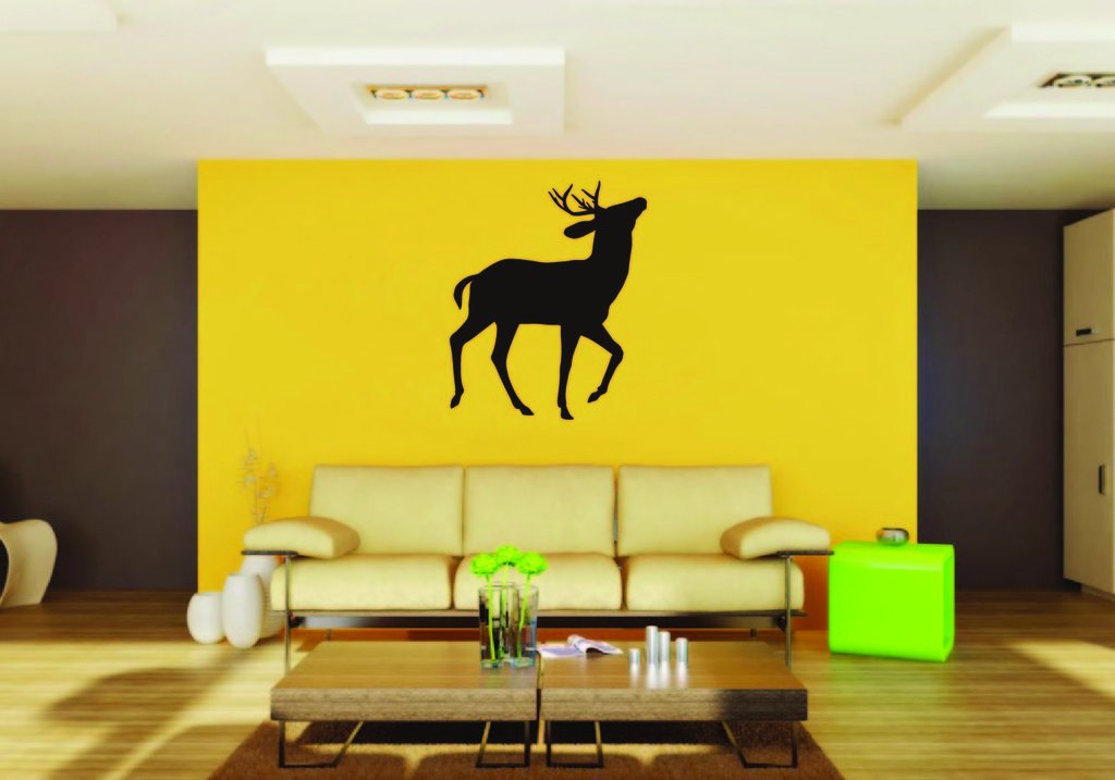 Picniva Deer Buck Style 28a Removable Vinyl Wall Decal