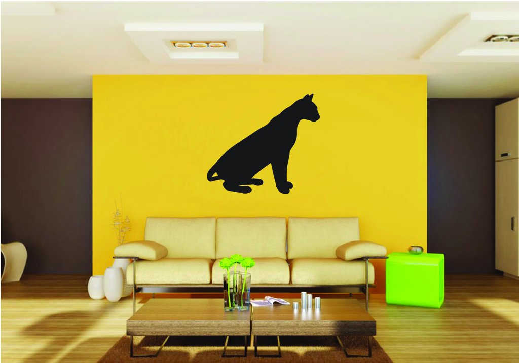 Picniva Oriental Cat Style 8 Removable Vinyl Wall Decal