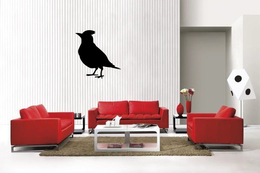 Picniva Cardinal Style2A Wall Decal Removable Home Decor