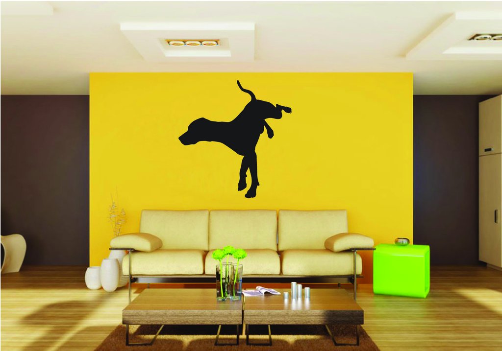 Picniva Hound Dog Style 3 Removable Vinyl Wall Decal