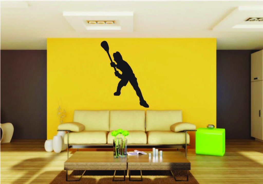 Picniva Racquetball Style 7 Removable Vinyl Wall Decal
