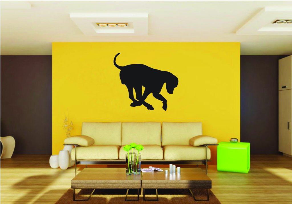 Picniva Hound Dog Style 12 Removable Vinyl Wall Decal
