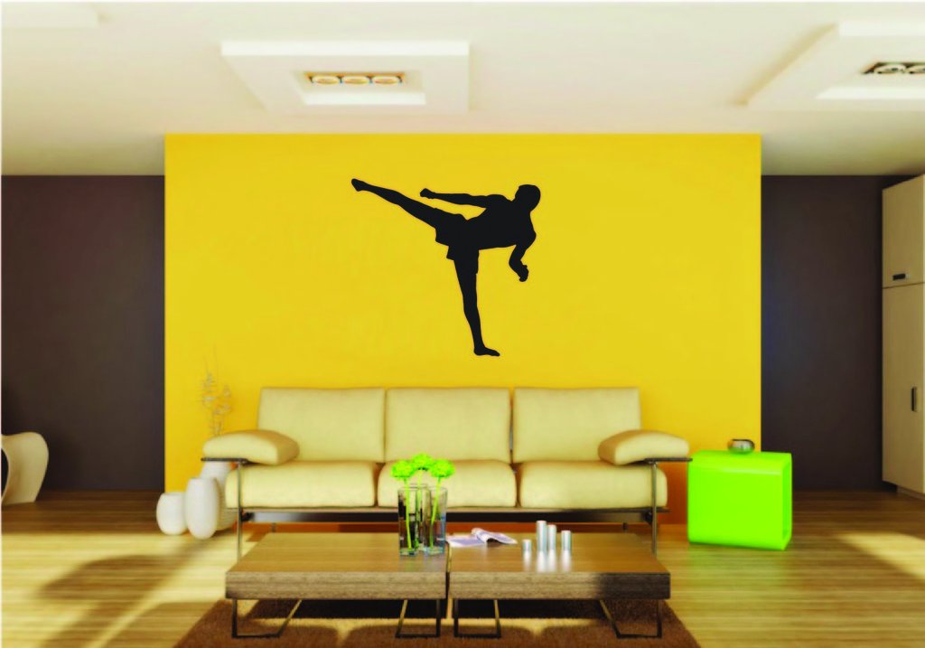 Picniva Fighting Sport Style 5 Removable Vinyl Wall Decal