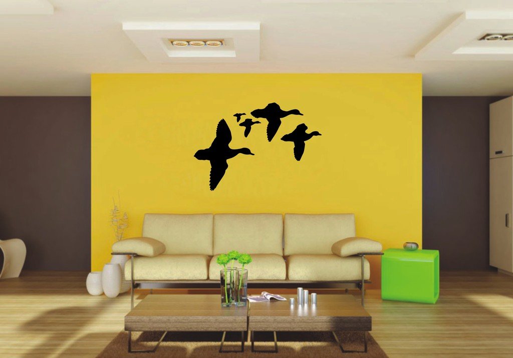 Picniva Duck Sty5 Vinyl Wall Decal, Approx 22 x 15.24 in, Home Decor