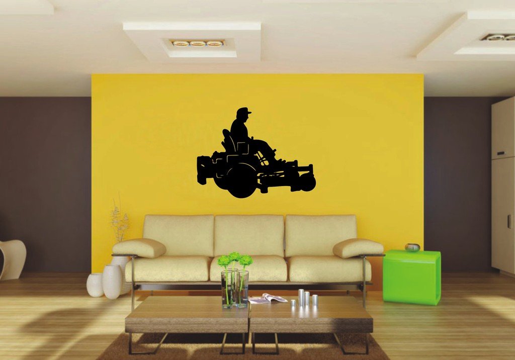 Picniva 22x16.82 Lawn Mower Style 8 Vinyl Wall Decal Motorsport