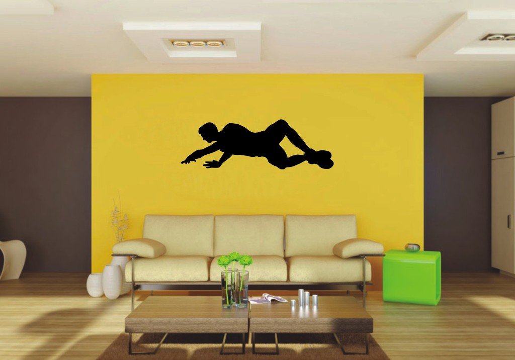 Picniva Laying Style 2 Wall Decal Figure Silhouette Decor