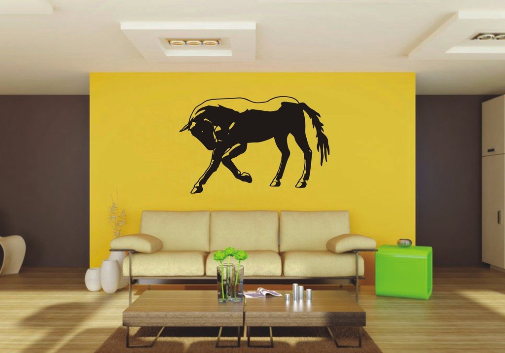 Picniva Horse Sty37 Vinyl Wall Decal, Approx 22 x 14.3 in, Removable