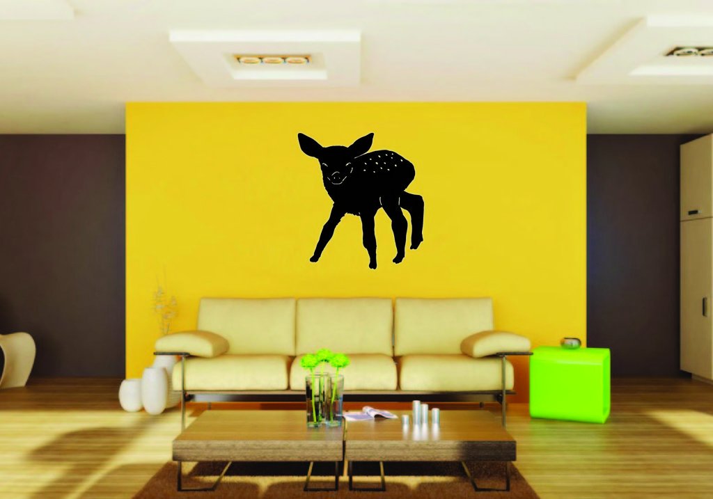 Picniva Deer Fawn Style 1 Removable Vinyl Wall Decal