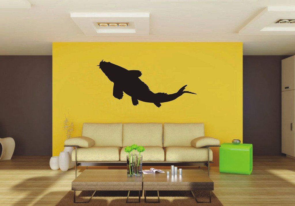 Picniva Carp Sty01a Vinyl Wall Decal, Approx 22 x 10.5 in, Removable