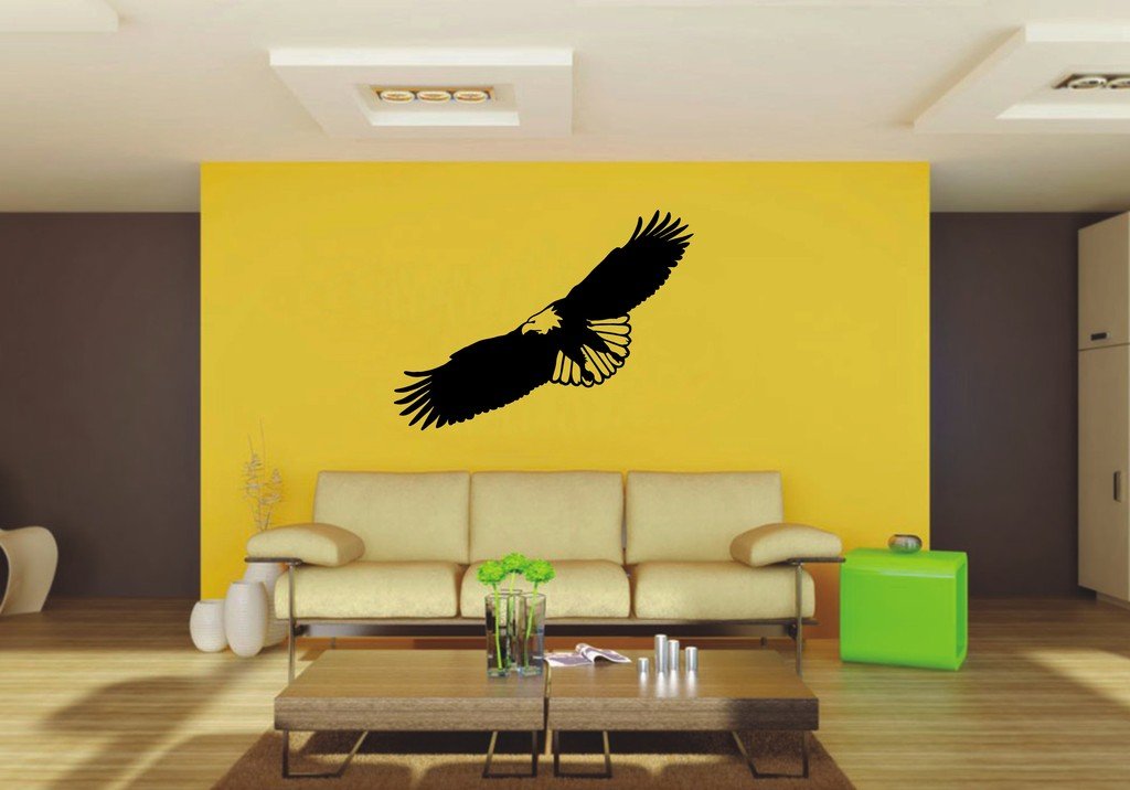 Picniva Eagle Sty13 Vinyl Wall Decal, Approx 22 x 16.18 in, Home Decor