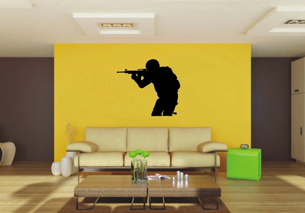 Picniva 22x19.79 Military Style 8 Vinyl Wall Decal