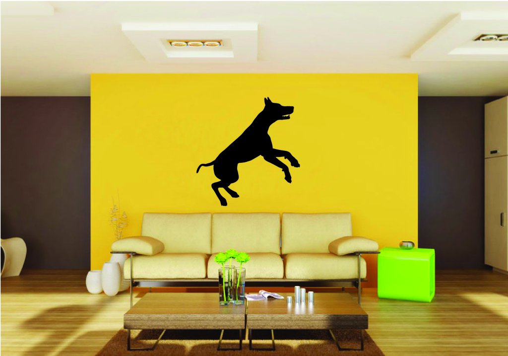 Picniva Doberman Dog Style 21a Removable Vinyl Wall Decal