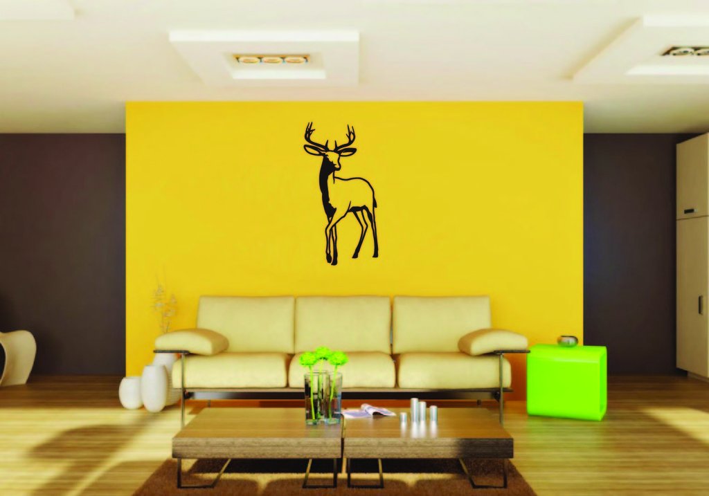 Picniva Deer Buck Style 21 Removable Vinyl Wall Decal