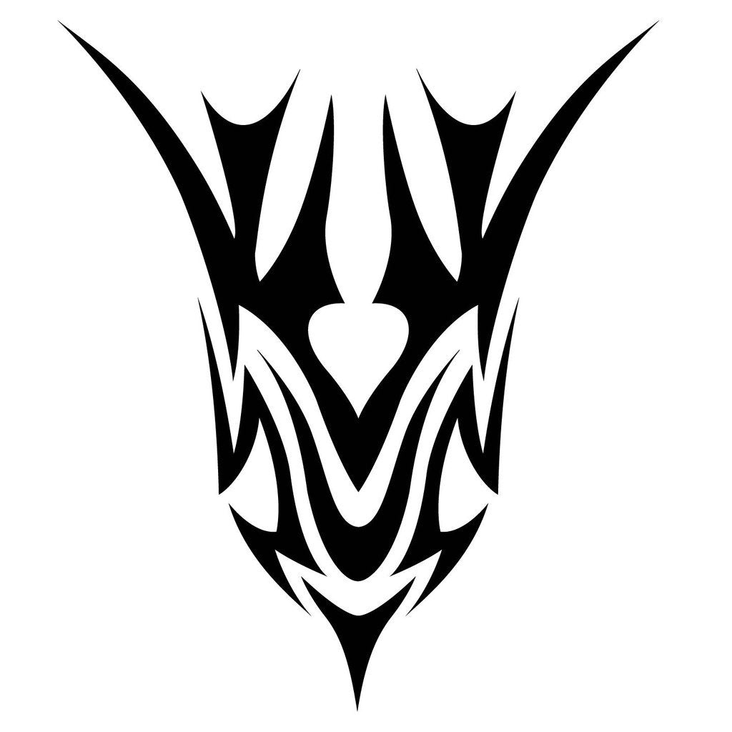 Picniva Pointed Tribal Emblem Vinyl Car Body Side Decals, Two Pack
