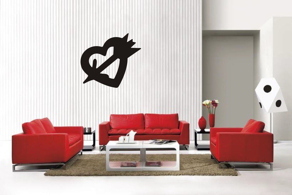Picniva Heart Style12 Wall Decal Removable Home Decor