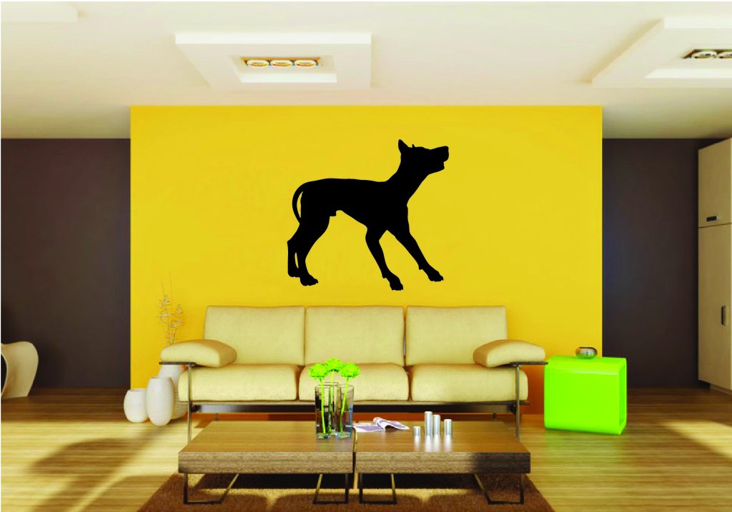 Picniva Doberman Dog Style 24a Removable Vinyl Wall Decal