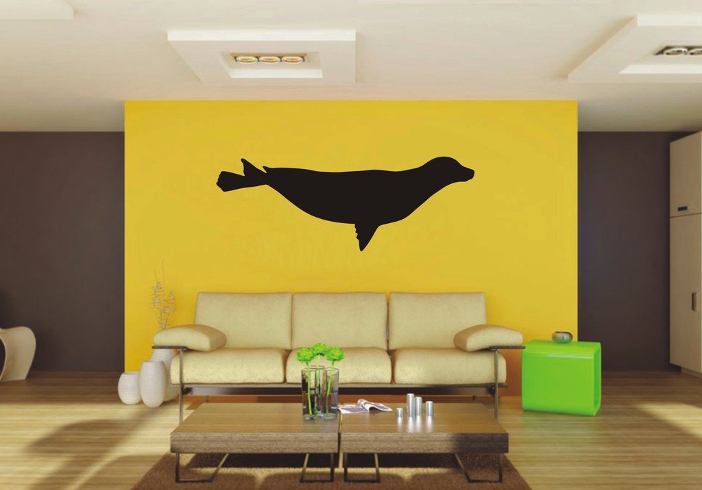 Picniva Seal Sty13 Vinyl Wall Decal, Approx 22 x 8.09 in, Removable