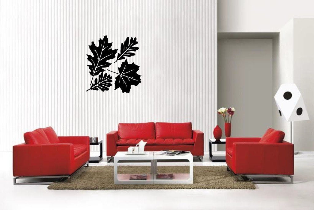 Picniva Leaf Style6 Wall Decal Removable Home Decor