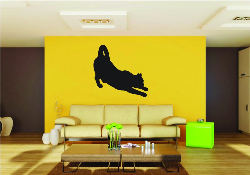 Picniva British Shorthair Cat Style 3 Removable Vinyl Wall Decal