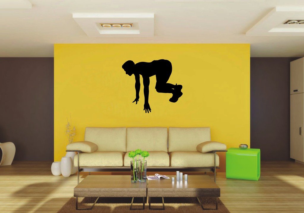 Picniva Sprinter Style 1 Wall Decal Figure Silhouette Decor