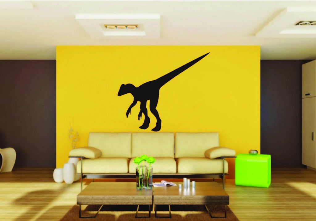 Picniva Dinosaur Sty2a Vinyl Wall Decal, Approx 22 x 19.8 in, Removable