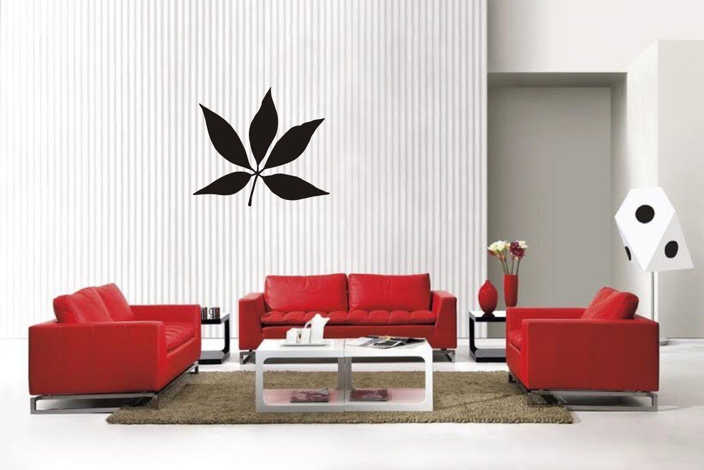 Picniva Leaf 100 Wall Decal Removable Home Decor