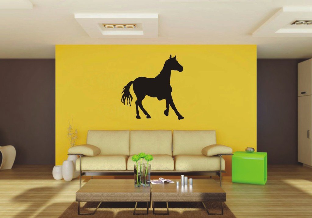 Picniva Horse Style 63a Removable Vinyl Wall Decal Equestrian Ranch Decor