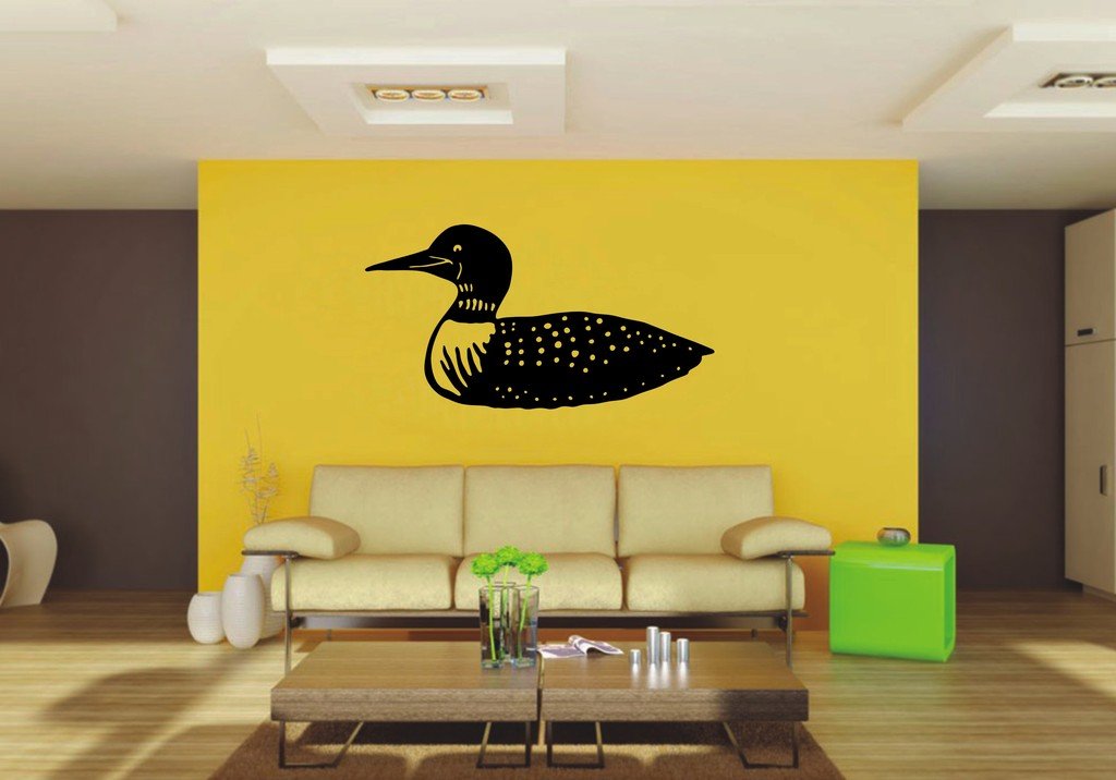 Picniva Loon Sty9 Vinyl Wall Decal, Approx 22 x 11.63 in, Removable