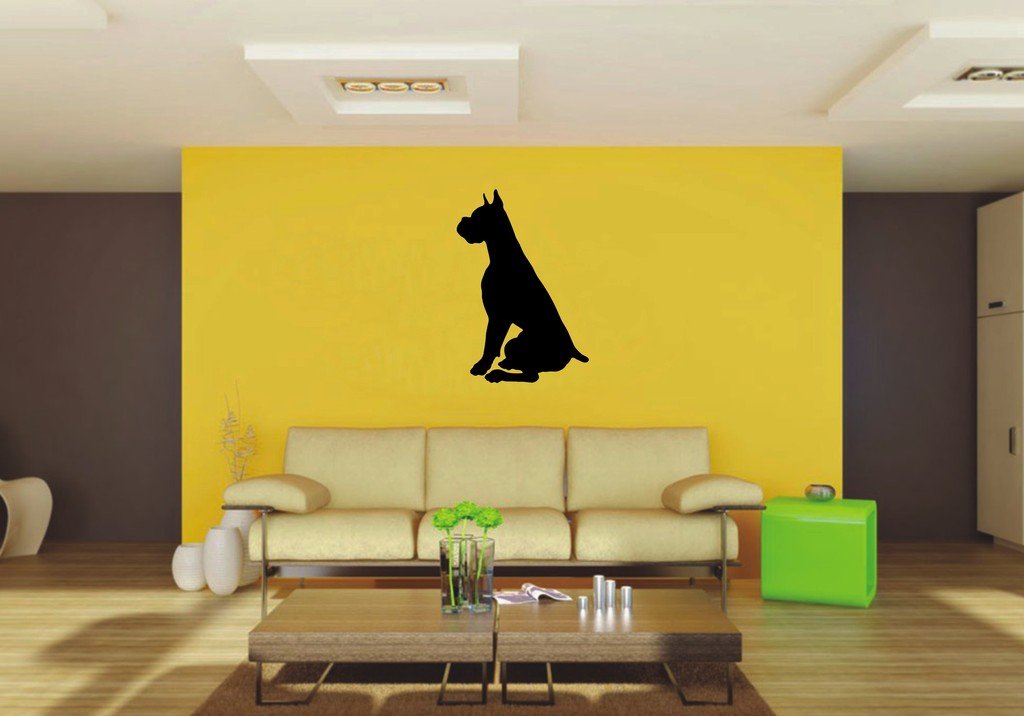 Picniva 22x32.27 Boxer Style 29 Vinyl Wall Decal Dog Breed