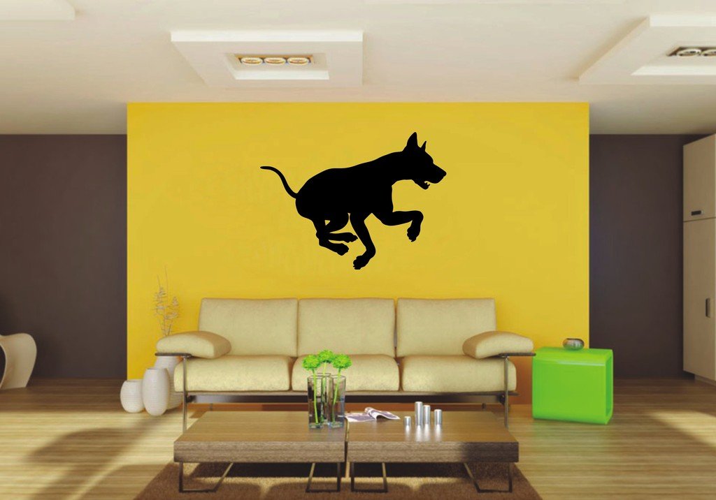 Picniva 22x16.27 Doberman Style 12a Vinyl Wall Decal Dog