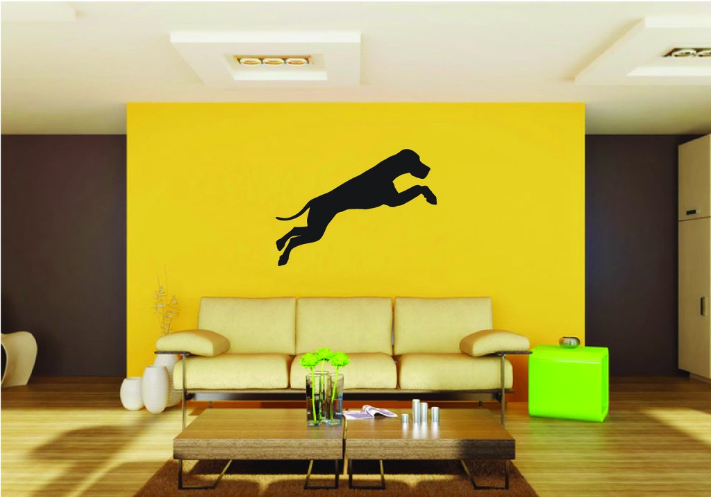 Picniva Great Dane Dog Style 9a Removable Vinyl Wall Decal