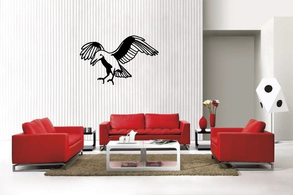 Picniva Crow Style14 Decal Sticker for Truck Notebook