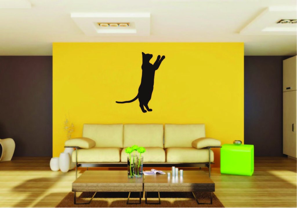 Picniva Siamese Cat Style 17 Removable Vinyl Wall Decal