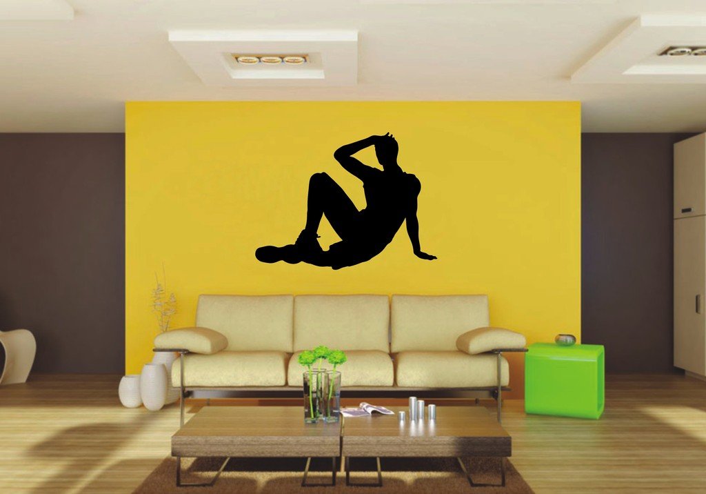 Picniva Sitting Style 13 Wall Decal Figure Silhouette Decor