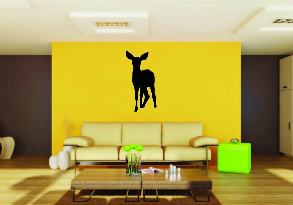 Picniva Deer Fawn Style 2 Removable Vinyl Wall Decal