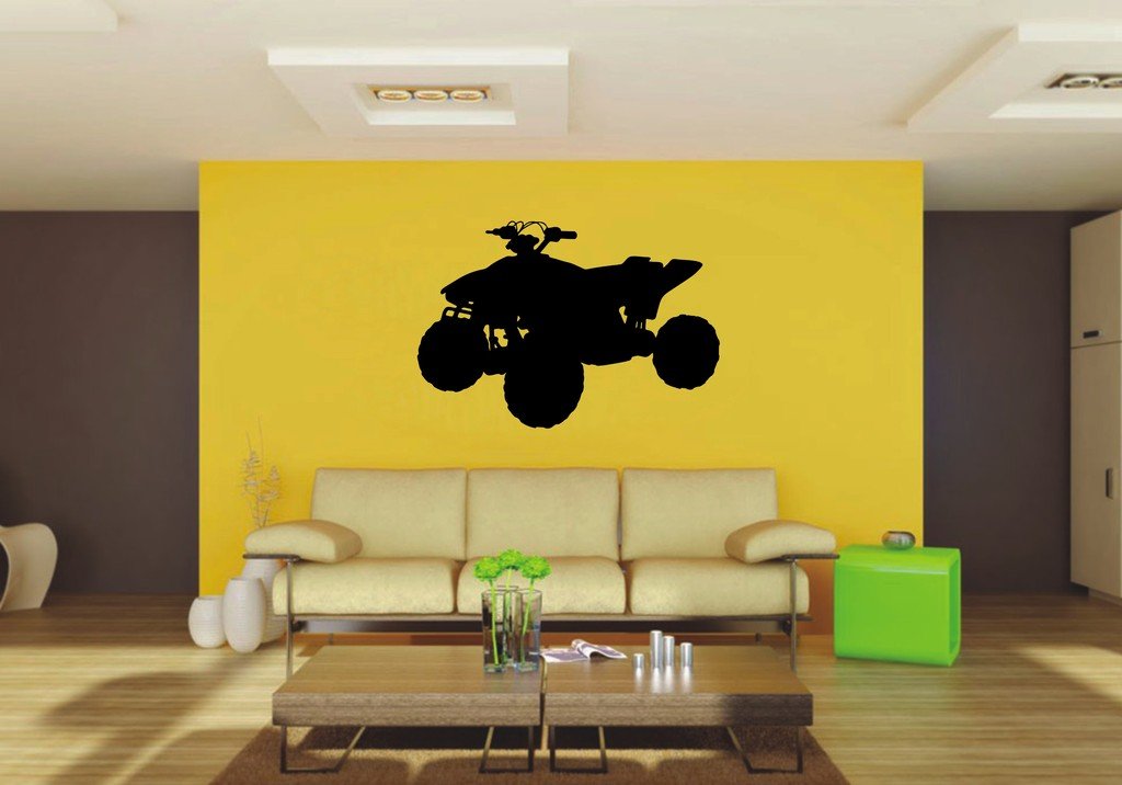Picniva 22x15.08 4 Wheeler Style 1a Vinyl Wall Decal Motorsport
