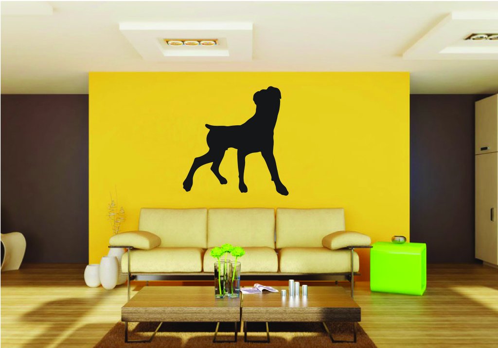 Picniva Rottweiler Dog Style 30a Removable Vinyl Wall Decal