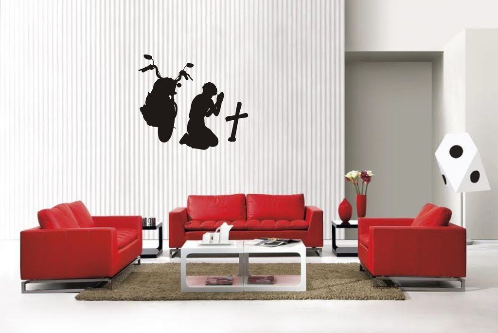 Picniva Motorcycle Style6 Wall Decal Removable Home Decor