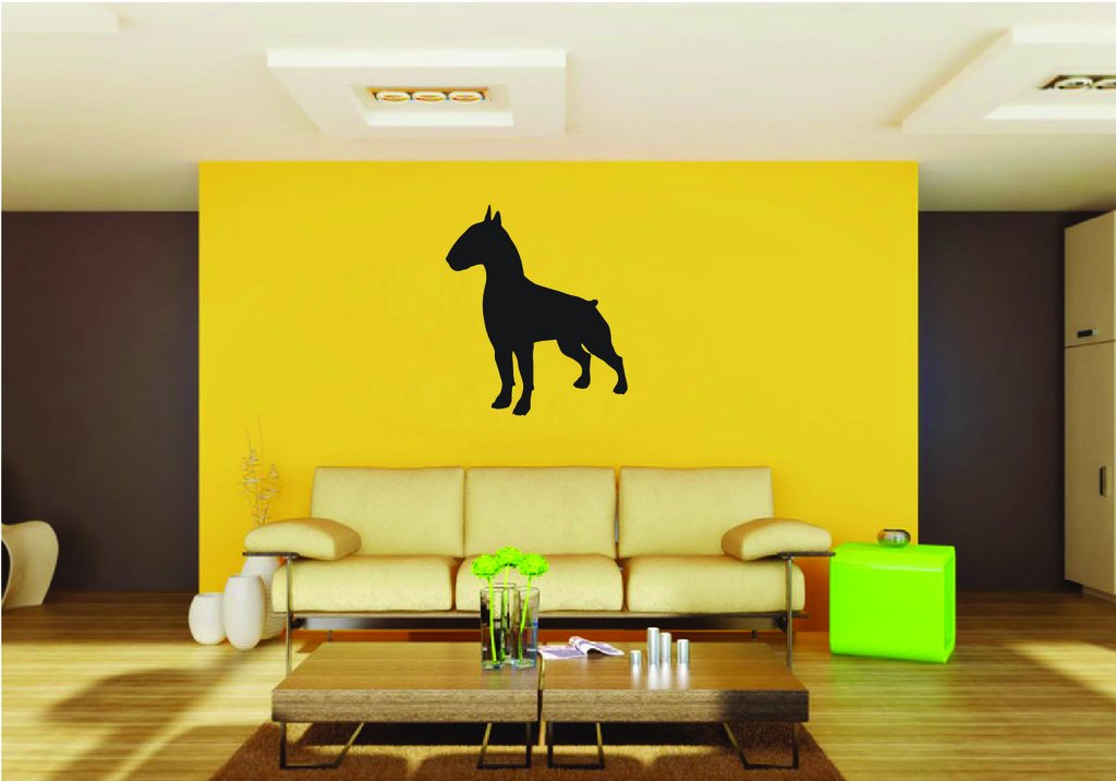 Picniva Bull Terrier Dog Style 17 Removable Vinyl Wall Decal