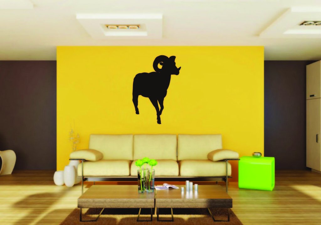 Picniva Ram Style 10a Removable Vinyl Wall Decal