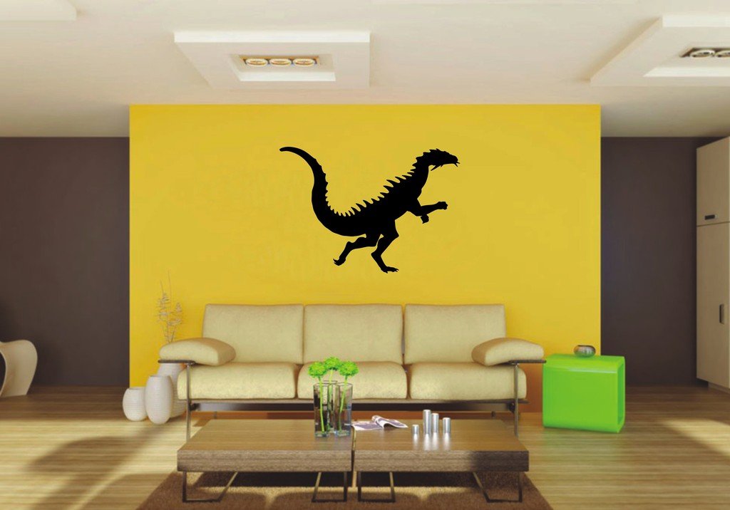 Picniva 22x15.42 Dragon Style 41 Vinyl Wall Decal Fantasy Decor