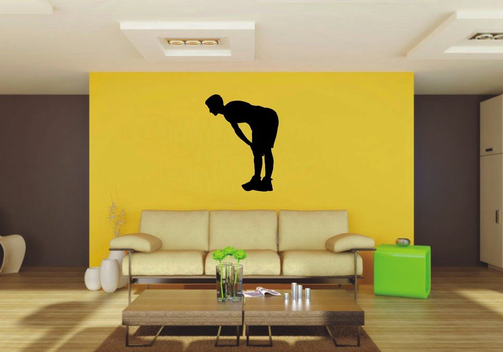 Picniva Bending Style 4 Wall Decal Figure Silhouette Decor