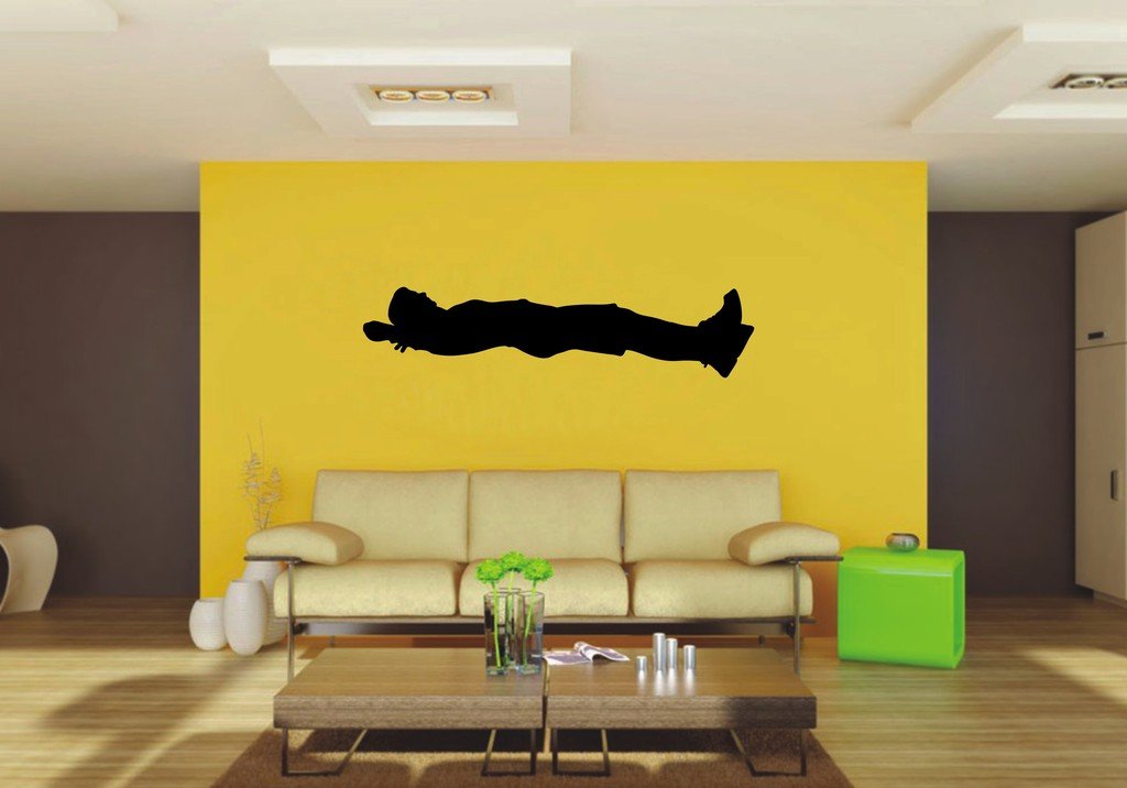 Picniva Laying Style 3 Wall Decal Figure Silhouette Decor